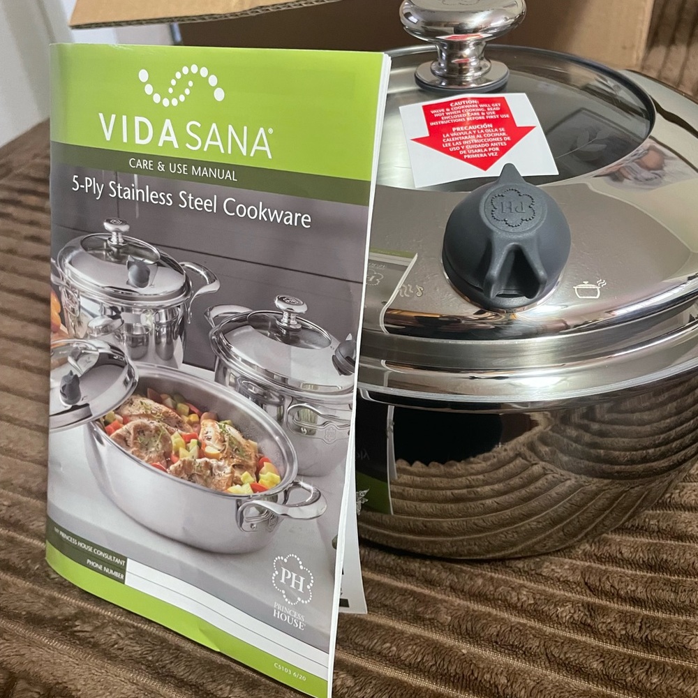 Vida sana 5 qt casserole and Fantasia fresh.